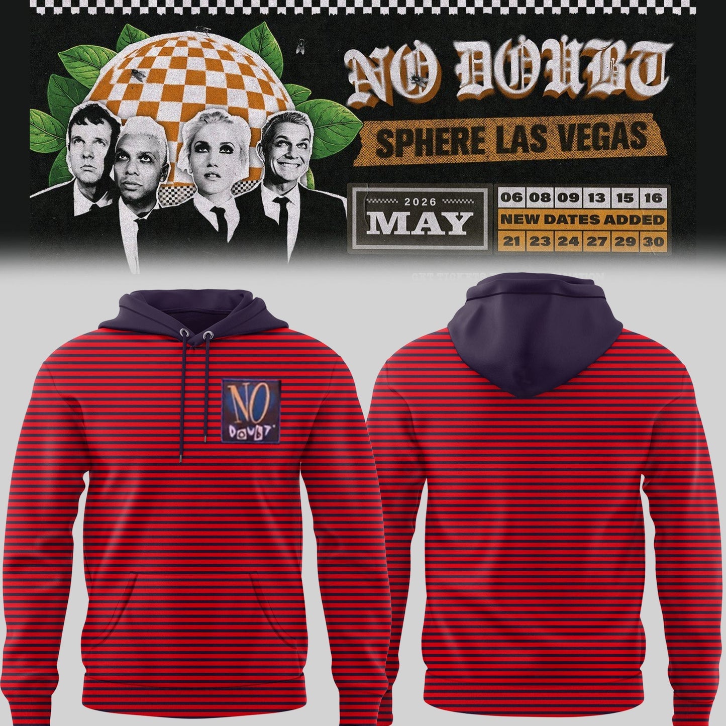 Limited Edition N. Doubt Live at Sphere 2026 Hoodie-PU26050832