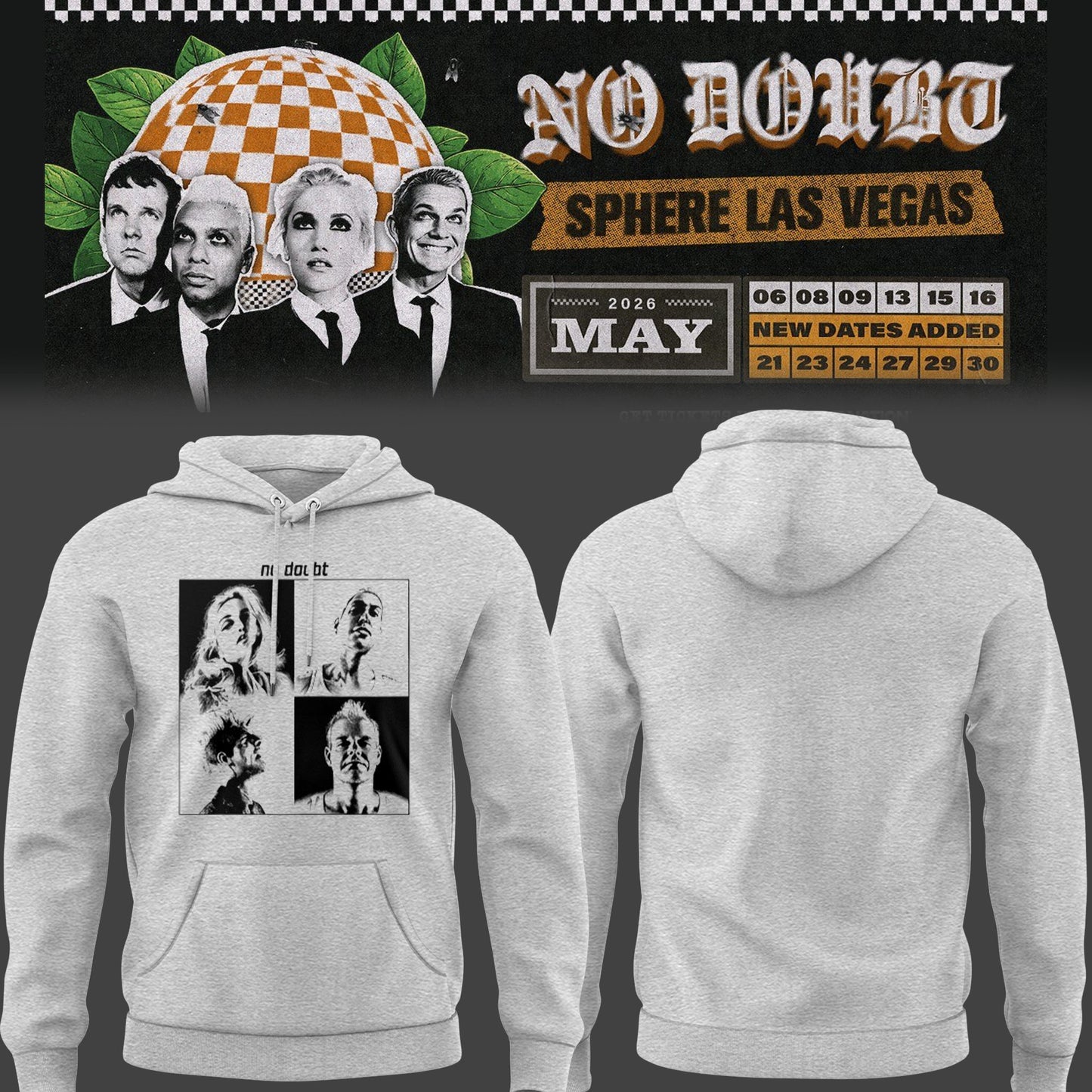 Limited Edition N. Doubt Live at Sphere 2026 Hoodie-PU26050836