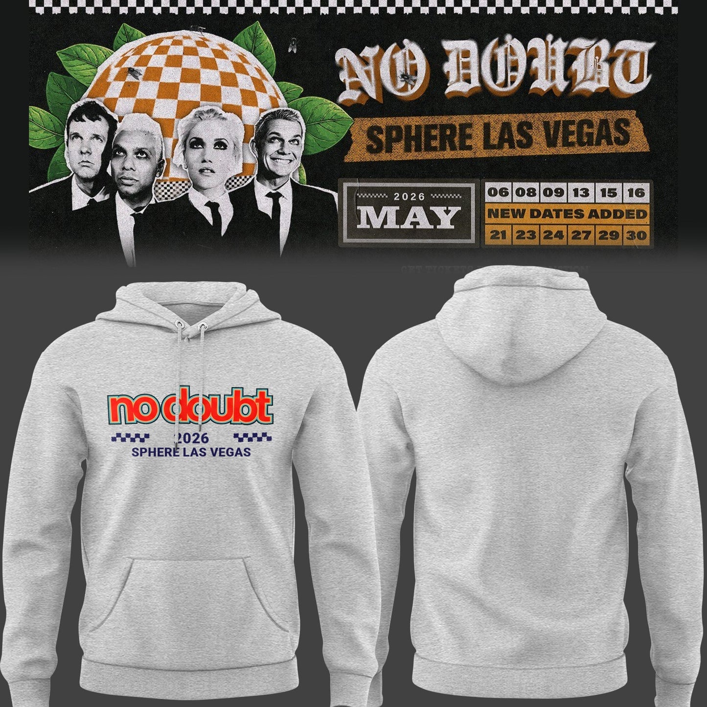 Limited Edition N. Doubt Live at Sphere 2026 Hoodie-PU26050838