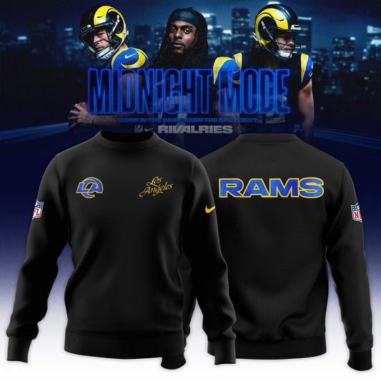 _ Los Angeles Rams Midnight Blue 2025 Rivalries Special Sweatshirt - Black
