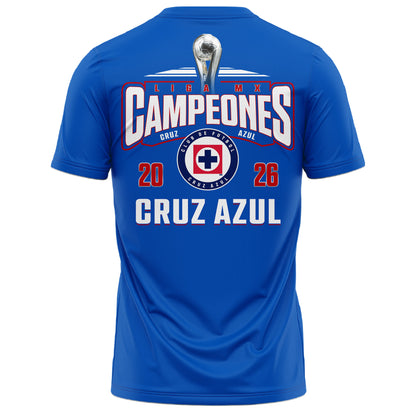 Cruz Azul 2026 Campeones Royal Blue TShirt