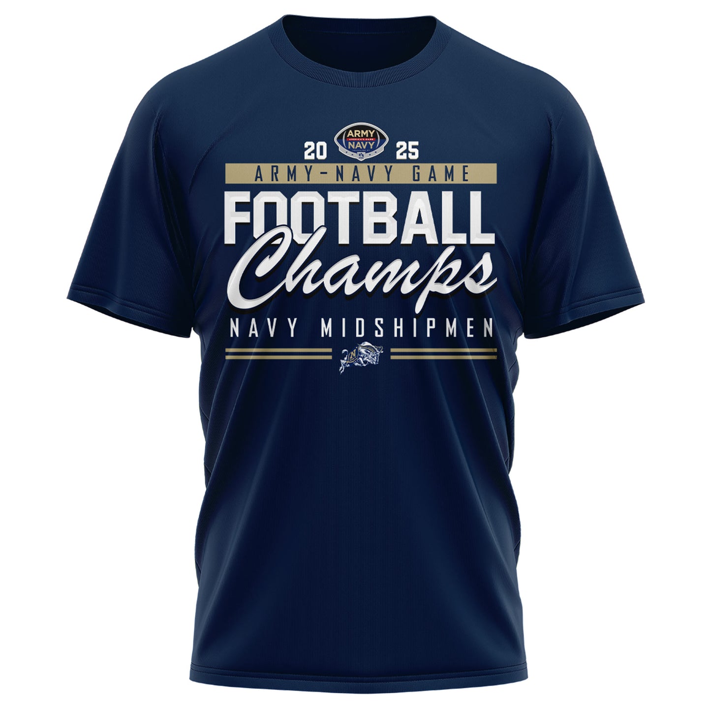 Navy Champions White T-shirt + Unisex Limited Style