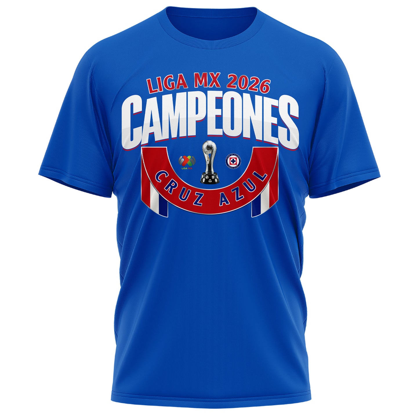 Cruz Azul 2026 Campeones Royal Blue TShirt