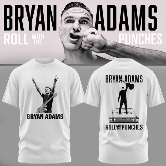 BRYAN ADAMS – ROLL WITH THE PUNCHES TOUR TEE 2