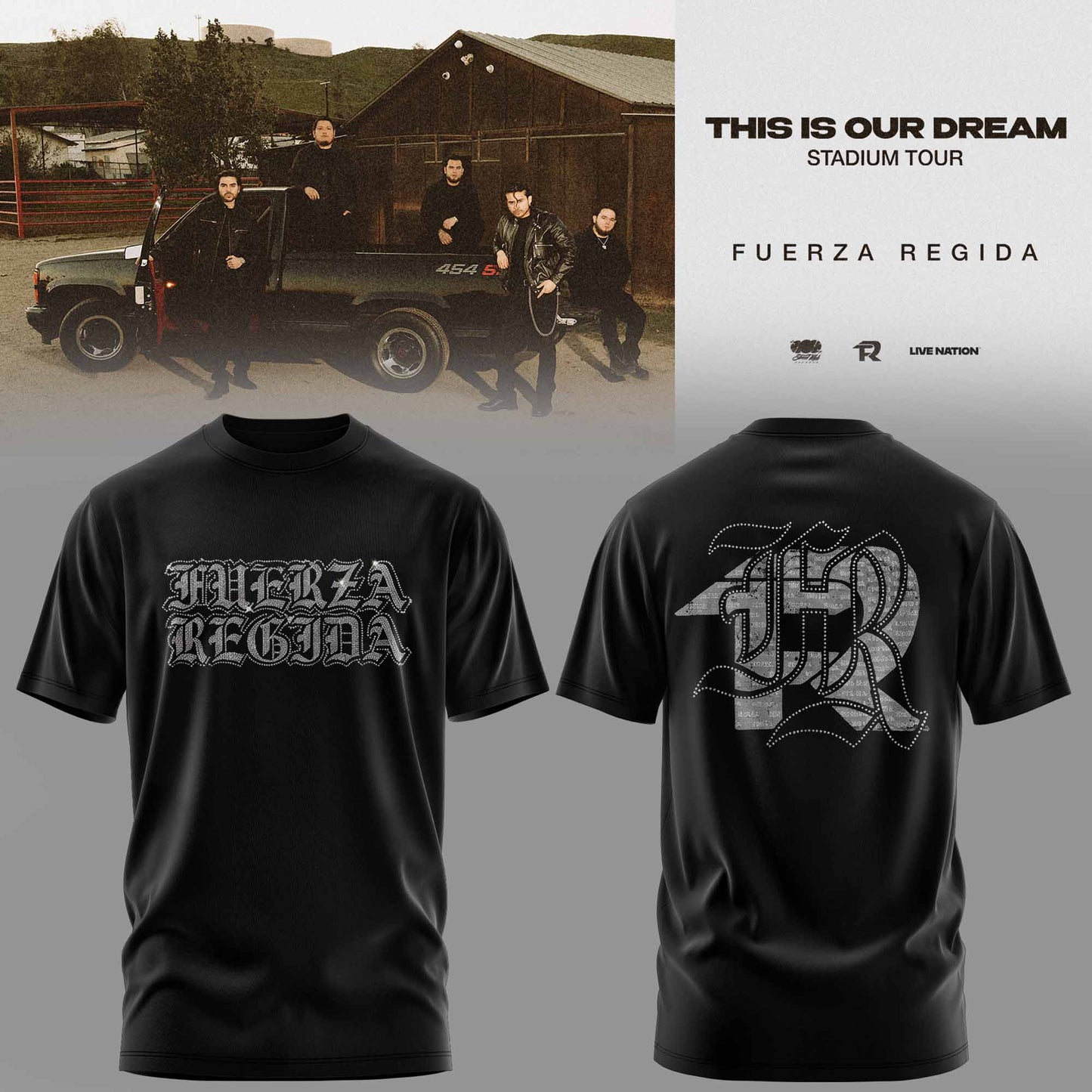 .THIS IS OUR DREAM STADIUM TOUR – FUERZA REGIDA TEE