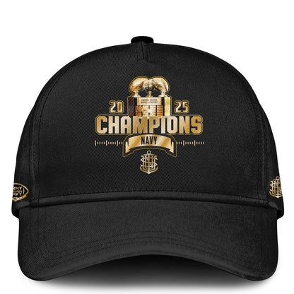 Navy Midshipmen Special Back to Back CIC trophy Champions 2025 T-Shirt