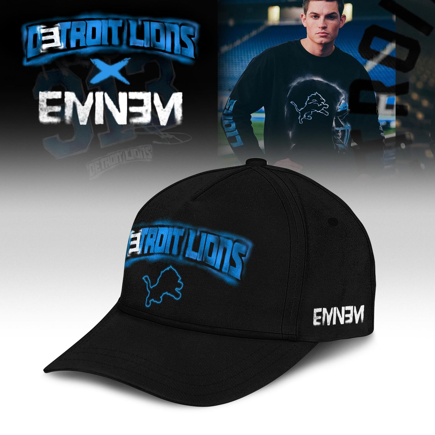 Eminem x Detroit Lions “Thanksgiving Halftime Show” Limited Edition Sweat