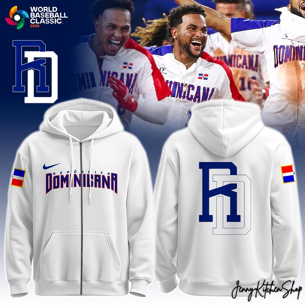 Dominican Republic Baseball 2026 World Baseball Classic Limited Zip Hoodie