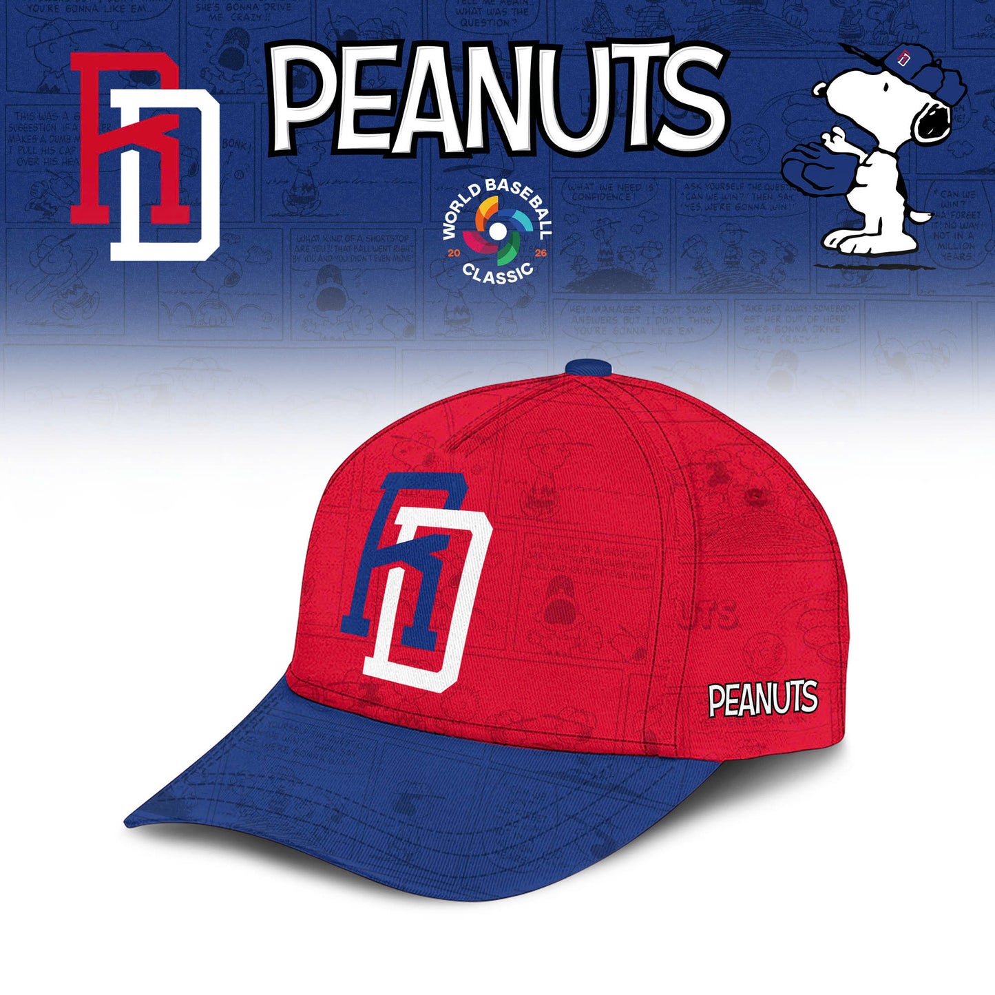 Dominican Republic x Peanuts Baseball Team 2026 World Baseball Classic Limited Jersey