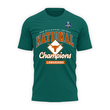 Limited Edition Longhorns 2026 Softball National Champions T-Shirt