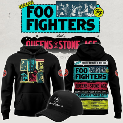 Foo Fighters 2026 Take Cover Tour Limited Hoodie