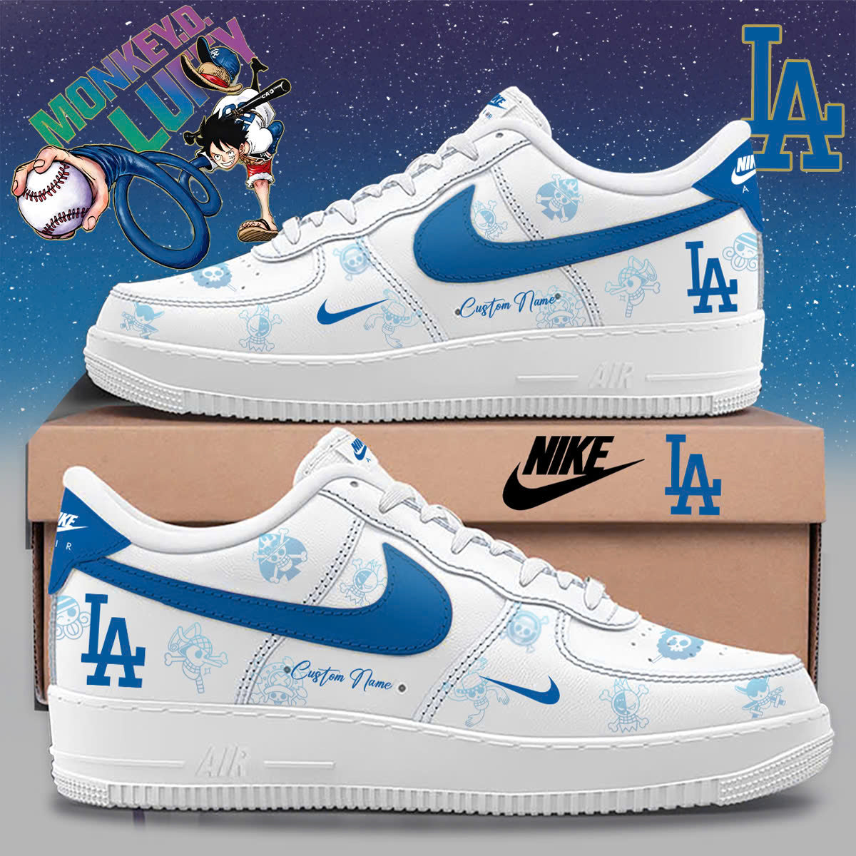 .ONE PIECE Night with the Los Angeles 2025 Shoes