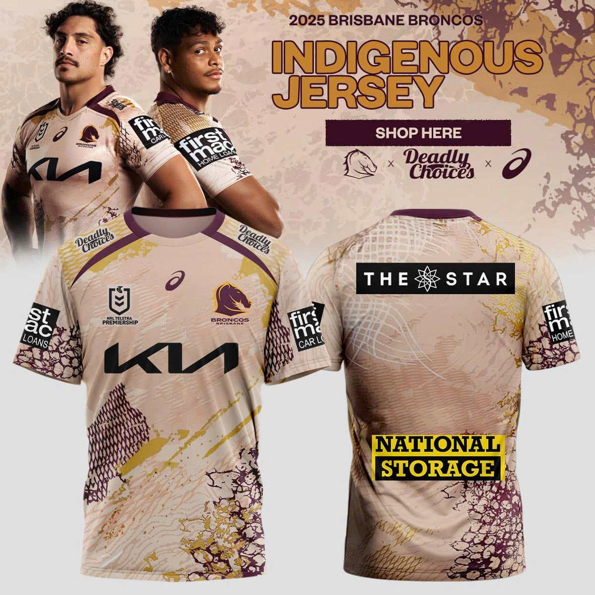 Broncos Launch 2025 Indigenous  JERSEY