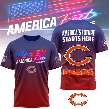 Chicago Bears | Premium American Fest 2025 3D Shirt TD