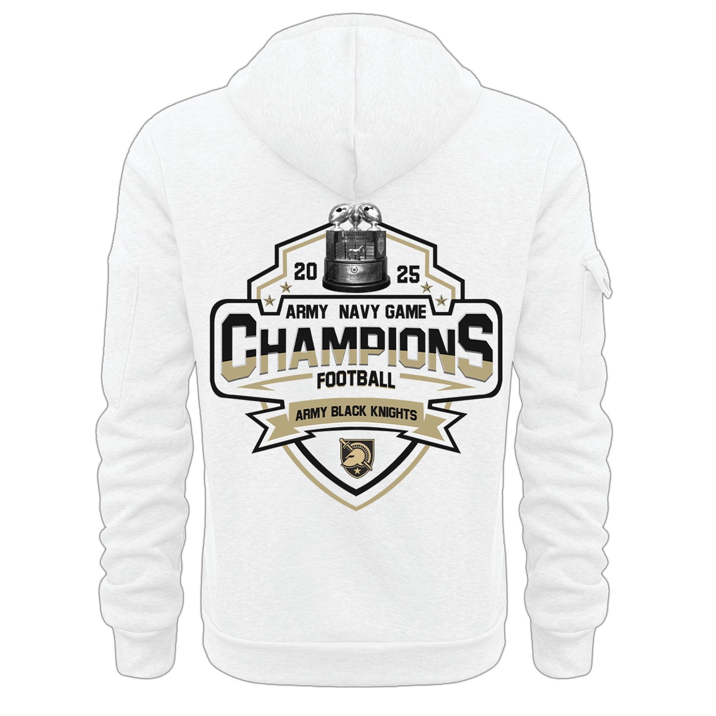 Army Champion KN09 White Hoodie + Unisex Limited Style