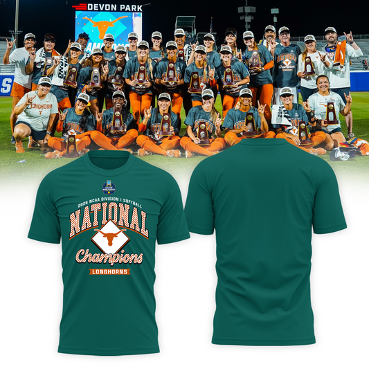 Limited Edition Longhorns 2026 Softball National Champions T-Shirt