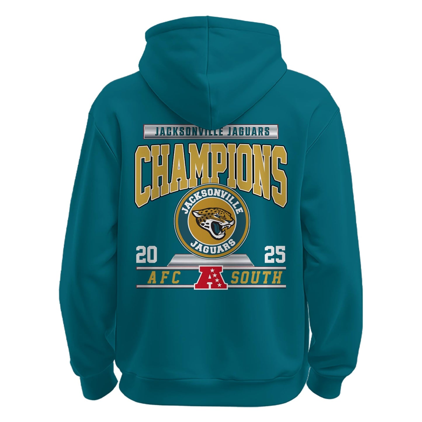 Jacksonville Jaguars 2025 AFC South Champions Hoodie