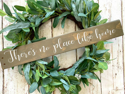 There's No Place Like Home Wood Sign, Pallet Wood Sign, Rustic Farmhouse, Housewarming, Realtor Gift, Country Decor, No Place Like Home