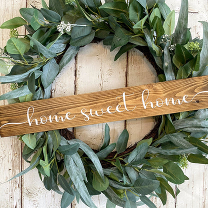 Home Sweet Home Sign, Pallet Wood Sign, New Home Sign, Wooden Sign, Rustic Wood Sign, Home Sweet Home, Housewarming Gift, Gallery Wall Decor