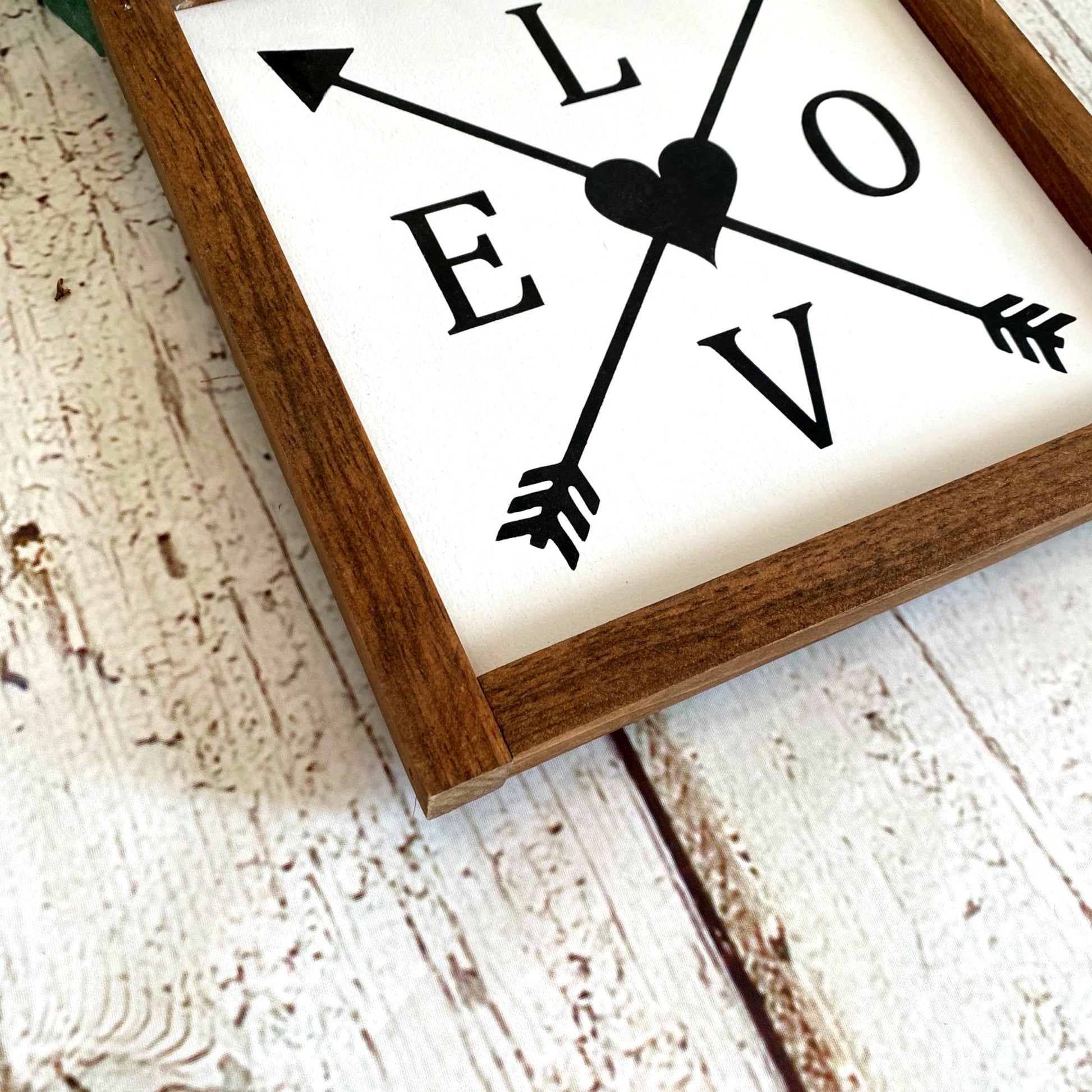 Arrow Wood Sign , Love Arrows, Anniversary Gift, Love Arrow Wall Sign, Rustic Wood Sign, Valentine Gift, Gallery Wall Love Sign