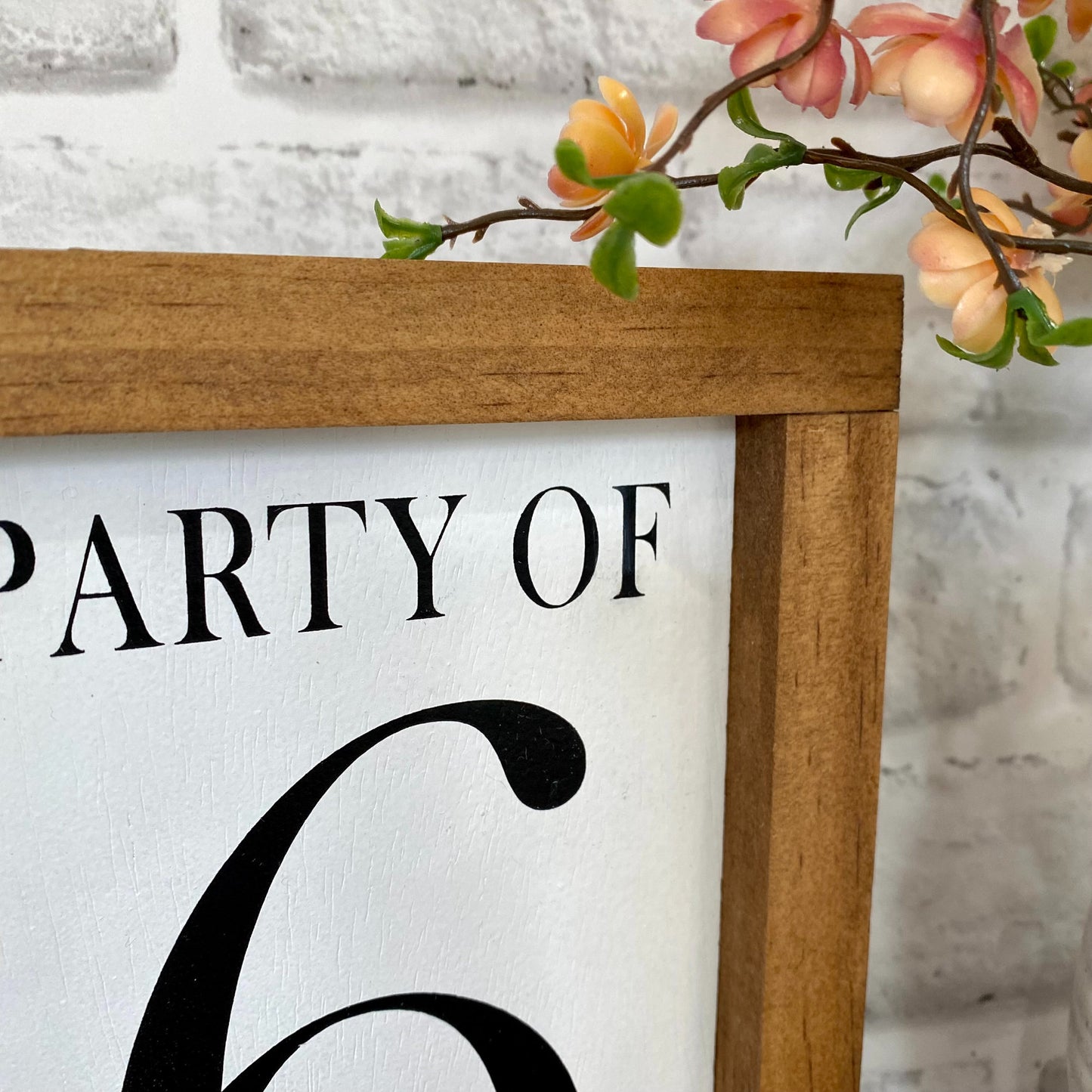 Party of Sign, Family Party of, Family Name  Gallery Sign, Number Sign, Party of 4, Party of 5, Last Name Sign, Personalize Family Wood Sign