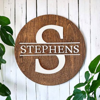 Family Name Sign Entryway Sign, Last Name Sign, Engagement Gift, Housewarming Gift, Mothers Day Gift, Family Wood Sign