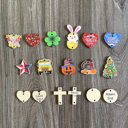 Perpetual Birthday Calendar, Personalized Family Celebrations Board, Family Birthday Board, Classroom Birthday Calendar Sign