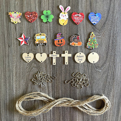 Family Celebrations Board, Personalized Family Birthday Sign, Family Calendar Board For Birthdays and Anniversaries, New Home Gift