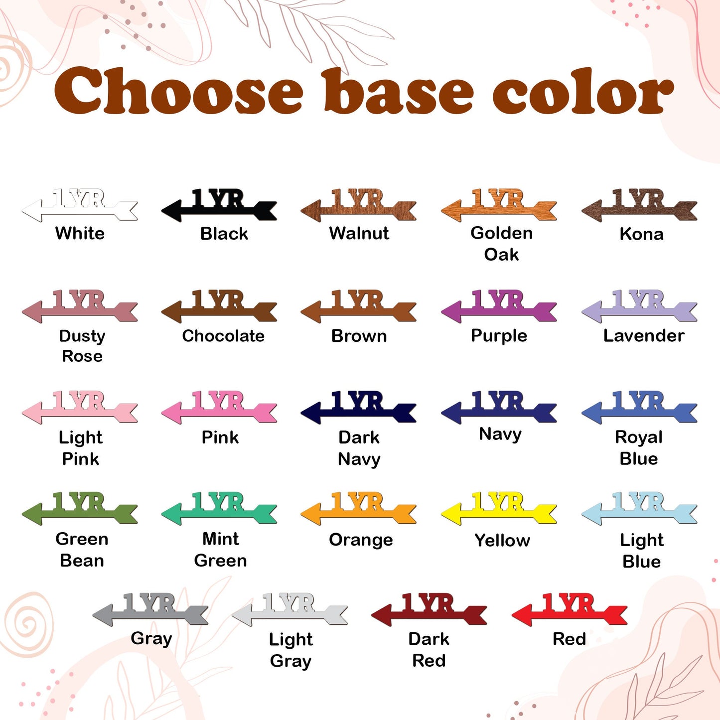 Growth Chart Markers Personalized Height Marker Arrows for Growth Chart Wooden Growth Chart Markers