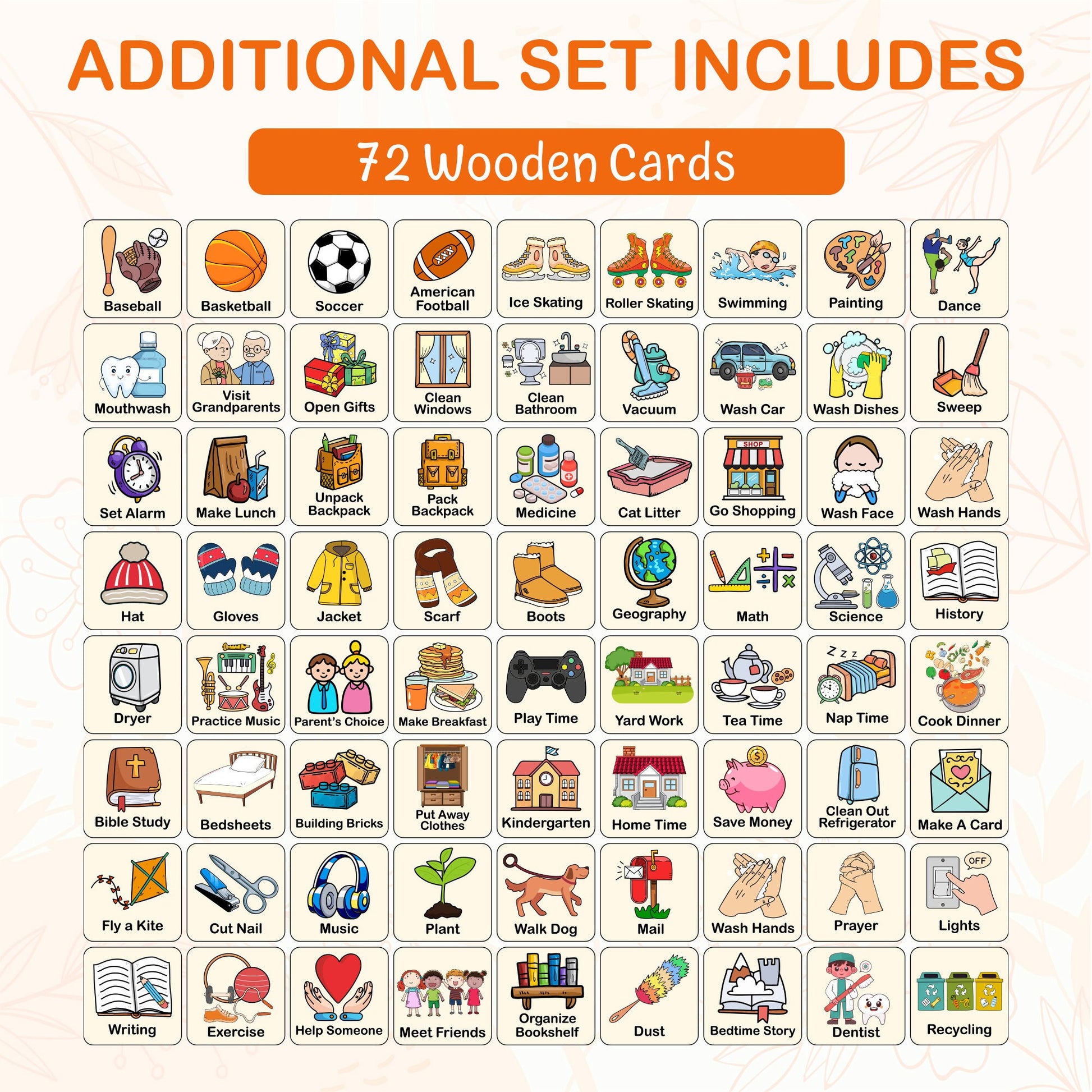 Chore Chart for Kids, Kids Daily Responsibilities Chart, Kids Chore Chart, Daily Checklist, Daily Task List, Toddler Routine Chart