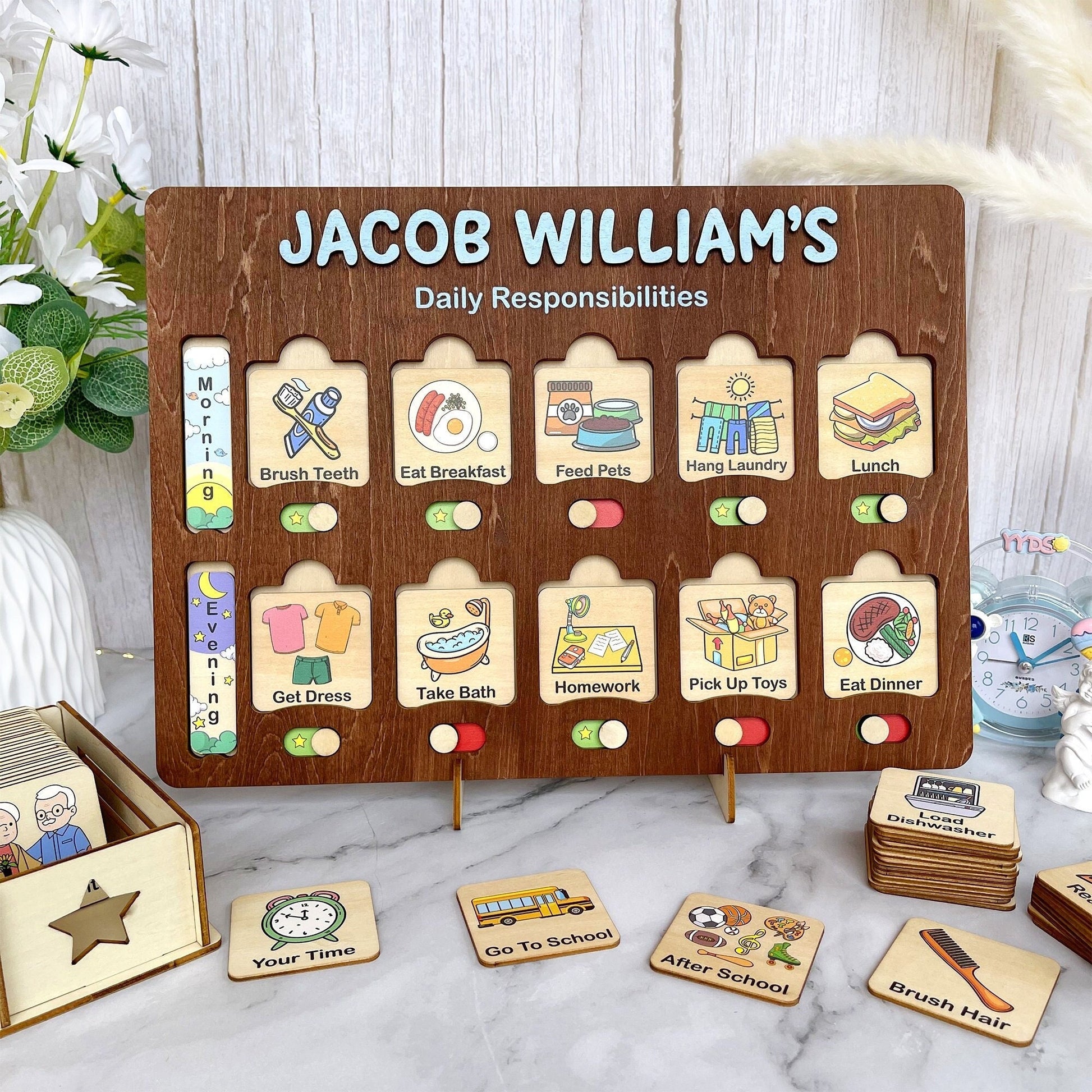 Chore Chart for Kids, Routine Chart Kids , Kids Chore Chart, Daily Checklist, Toddler Routine Chart, Birthday Gifts for Kids