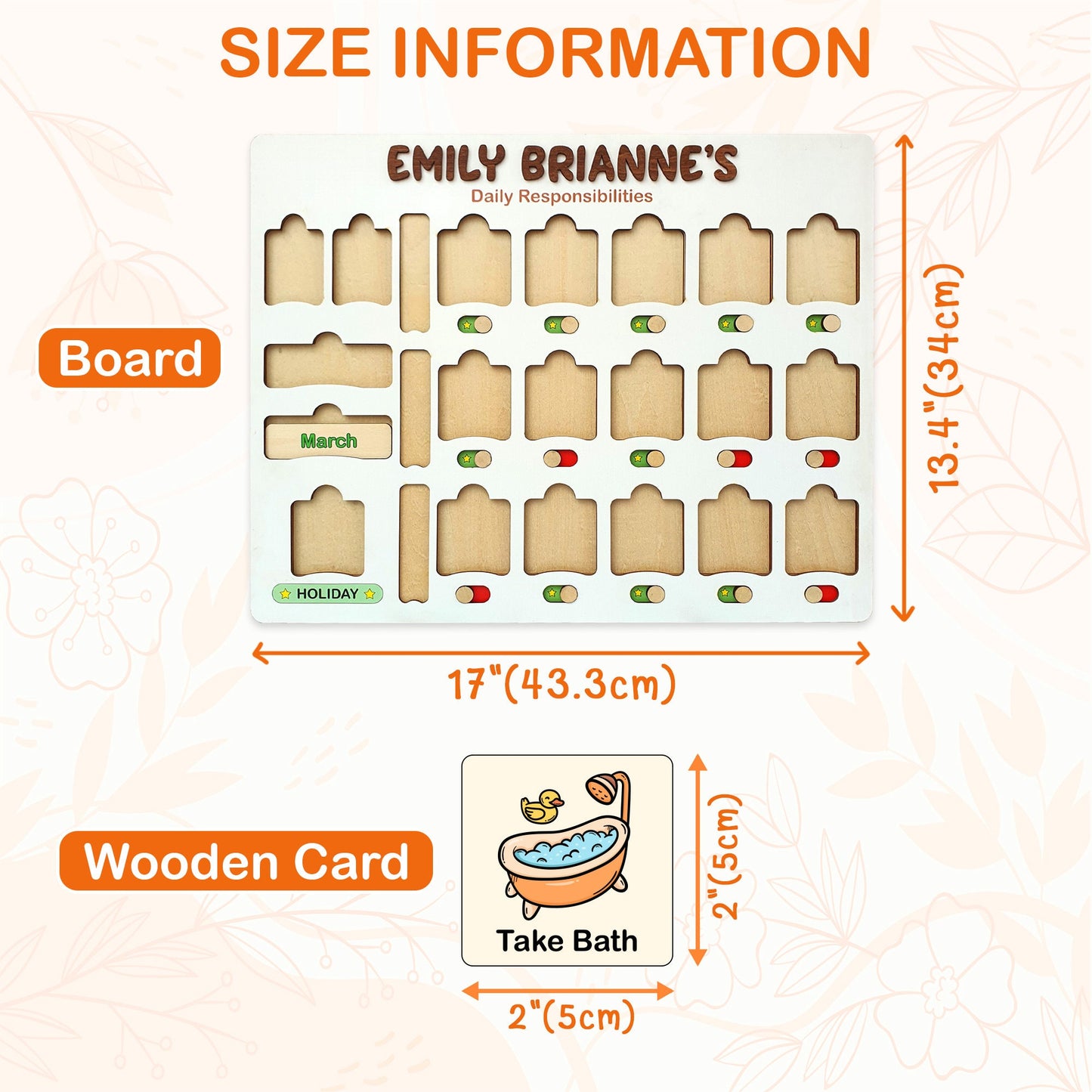 Chore Chart for Kids, Montessori Calendar, Kids Routine Chart, Toddler Chart, Homeschool Planner, Visual Schedule, Responsibility Chart