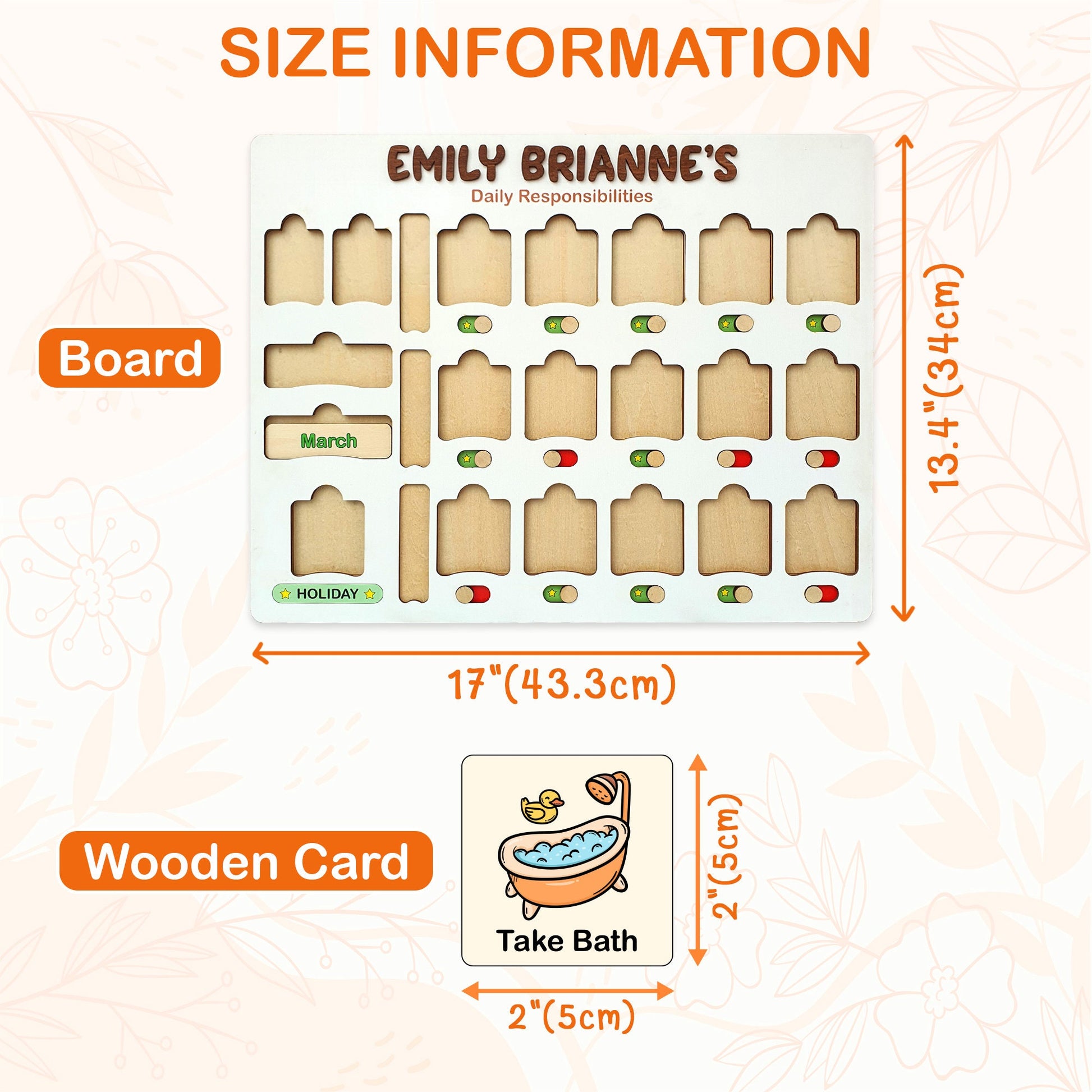 Chore Chart for Kids, Montessori Calendar, Kids Routine Chart, Toddler Chart, Homeschool Planner, Visual Schedule, Responsibility Chart