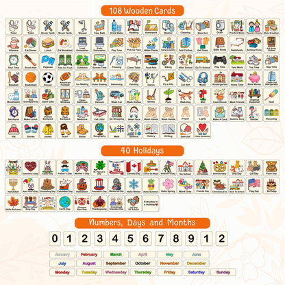 Chore Chart for Kids, Montessori Calendar, Kids Routine Chart, Toddler Chart, Homeschool Planner, Visual Schedule, Responsibility Chart