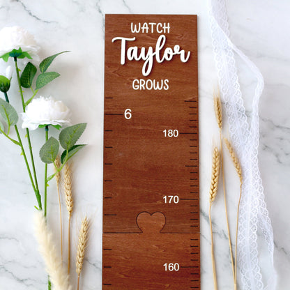 Personalized Height Chart, Growth Chart for Kids, Baby Gifts, Height Ruler for Nursery Decor, Baby Shower Gift, Gift for Kids