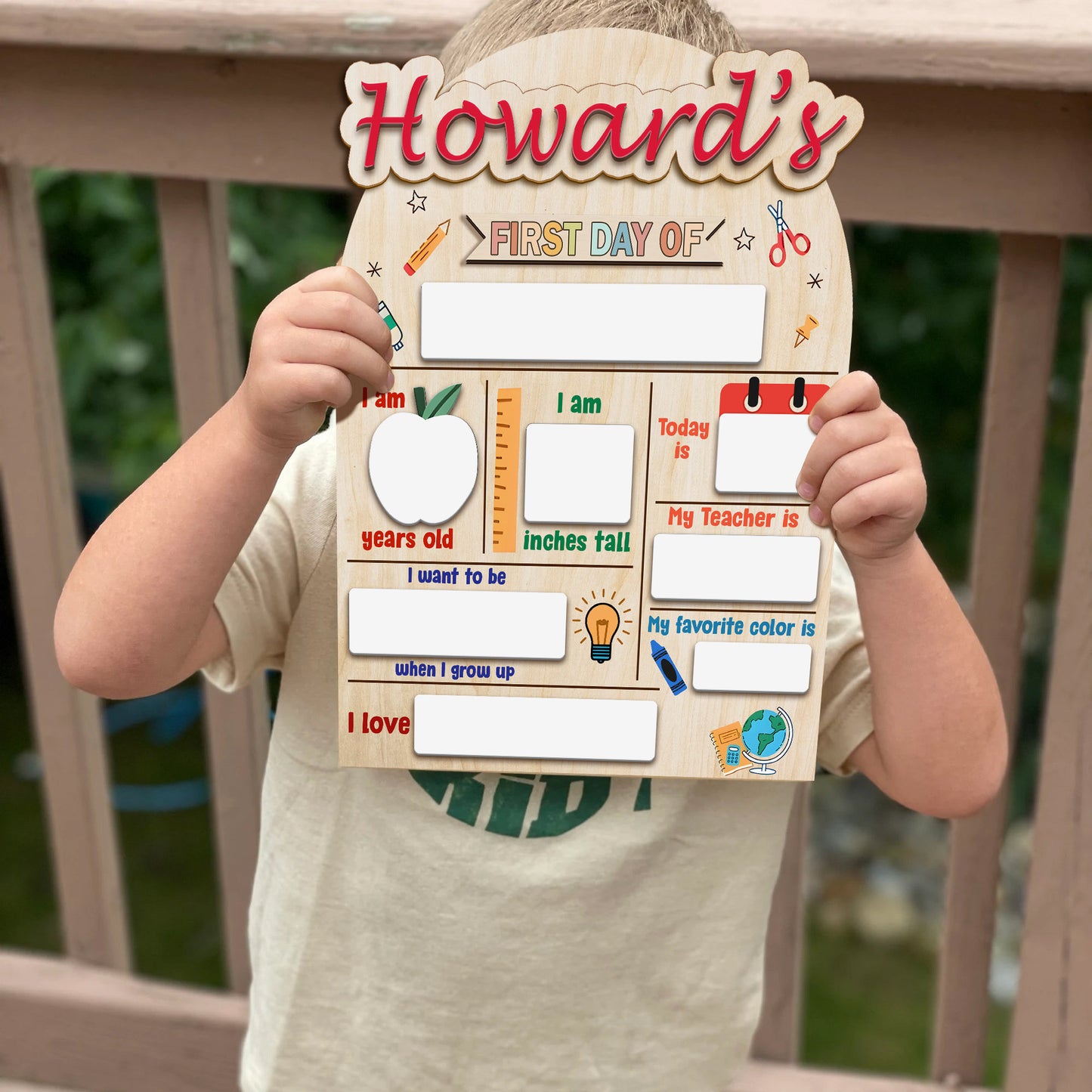 Custom First Day Of School Sign, First & Last Day of School Sign, 1st Day Of Kindergarten Sign, Back To School Board, 1st Day Of School Sign