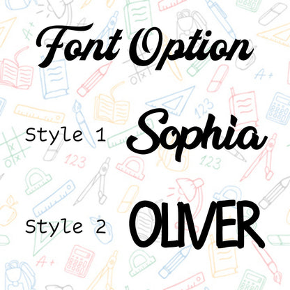 Personalized First Day of School Sign Interchangeable Sign, Custom Wooden School Board Gift for Students, Back to School Sign Photo Prop