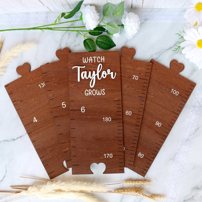 Personalized Height Chart, Growth Chart for Kids, Baby Gifts, Height Ruler for Nursery Decor, Baby Shower Gift, Gift for Kids