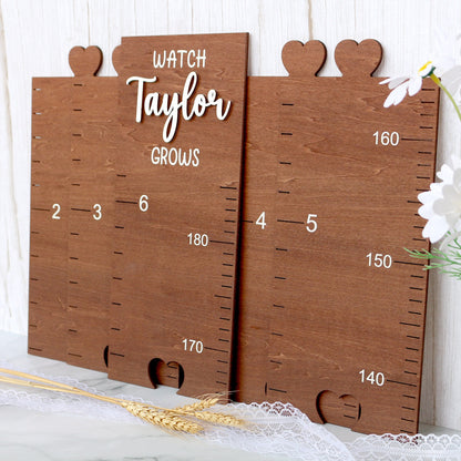 Personalized Height Chart, Growth Chart for Kids, Baby Gifts, Height Ruler for Nursery Decor, Baby Shower Gift, Gift for Kids