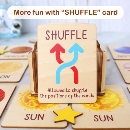 Memory Game for Kids - Matching Cards - Wood Montessori Toys - Learning Toys For Toddlers - Farm Animals Matching Cards- Gifts for Kids