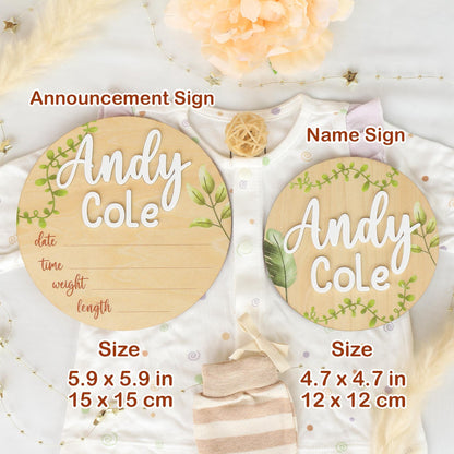 Baby Milestone Cards Safari Animals Monthly Milestone Baby Name Sign Baby Announcement Sign Baby Photo Signs Baby Gift Baby Shower Gift