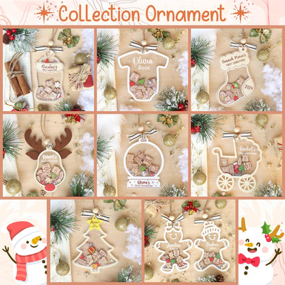 Personalized  Baby's First Christmas Ornament, Baby 1st Christmas Ornament, Custom Newborn Gift, Shake Babies Ornament, Baby Keepsake