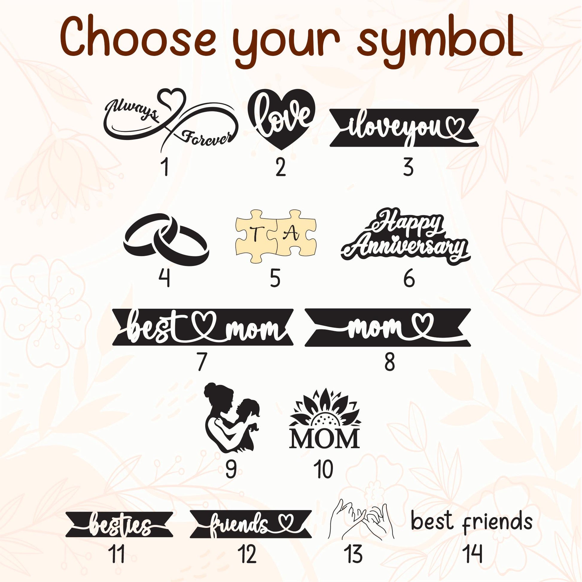 Personalized Photo Frame, Customized Picture Frame With Your Favorite Quote or Message Unique Gift for Mom, Anniversary, Mothers Day