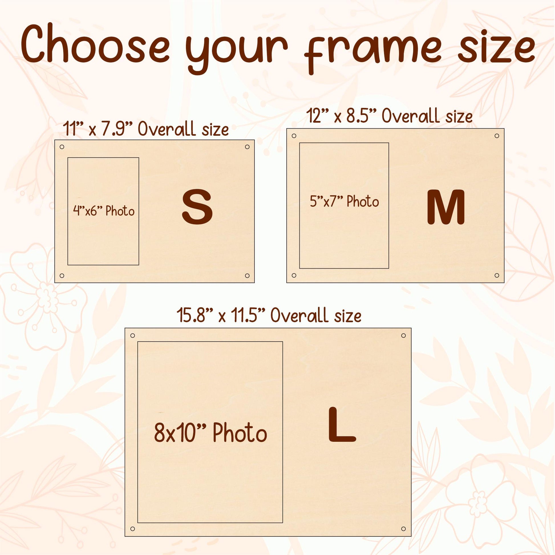 Picture Frame Personalized Photo Frame With Your Favorite Quote or Message Unique Gift for Anniversary, Wedding Decor, Valentines Day