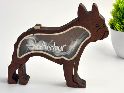 Black Cat Hair Memorial Box,Wooden Pet Fur Keepsake Pet Loss Gift,Pet Fur Or Ashes Memorial Box,Dog Cat Hair Memorial Box,Dog Cat Lover Gift