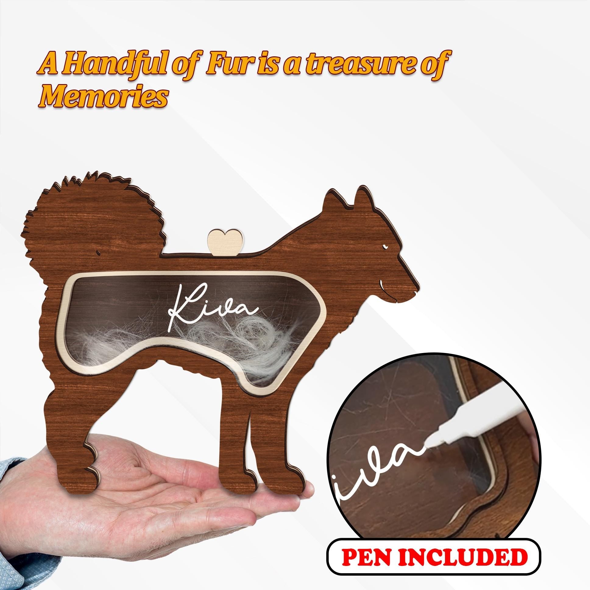 Black Cat Hair Memorial Box,Wooden Pet Fur Keepsake Pet Loss Gift,Pet Fur Or Ashes Memorial Box,Dog Cat Hair Memorial Box,Dog Cat Lover Gift