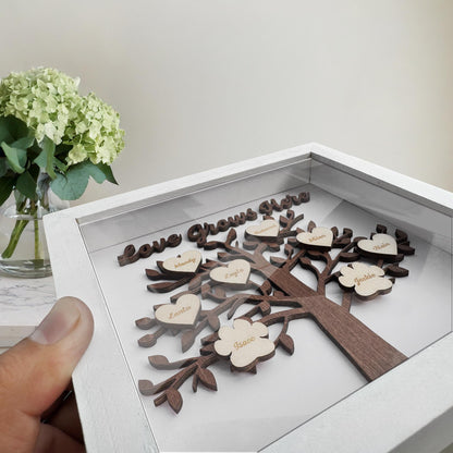 Personalized Family Wooden Frame,Mother Day Gift From Grandkid,Best Mom,Mom Grandma Gift,Grandkid Names,Mother's Day,Father's Day,Home Decor