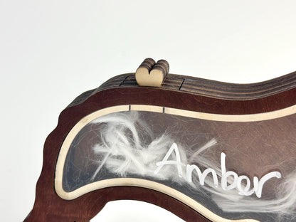 Pet Hair Keepsake Memorial Box,Pet Fur Keepsake,Pet Fur or Ash Box,Dog Cat Sympathy Gift,Pet Loss,Pet Memorial Box,Pet Teeth,Dog Mom Gift