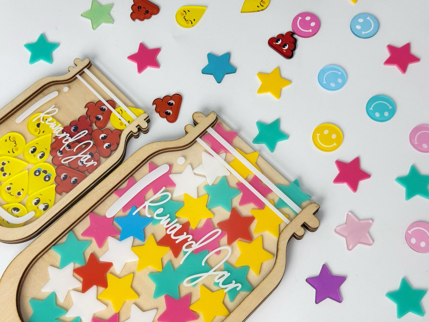 Reward Jar With Star Token,Magnetic Jar For Classroom,Star Jar Chore Chart Gift For Kid,Back To School,Teacher Reward Jar,Class Reward Jar,