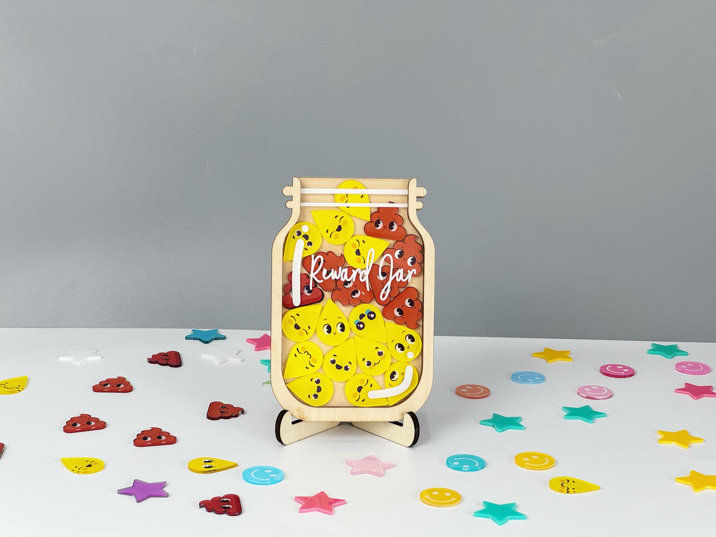 Reward Jar With Star Token,Magnetic Jar For Classroom,Star Jar Chore Chart Gift For Kid,Back To School,Teacher Reward Jar,Class Reward Jar,